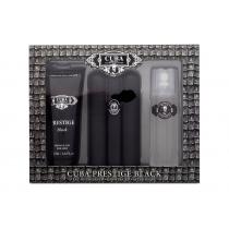 Cuba Prestige Black 90Ml Edt 90 Ml + Shower Gel 200 Ml + Aftershave Watter 100 Ml Moški  (Eau De Toilette)  
