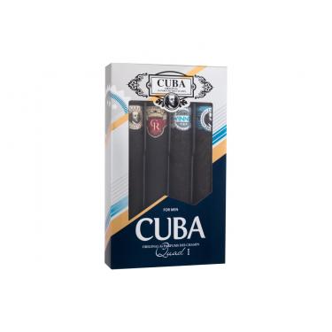 Cuba Quad I  35Ml Edt Gold 35 Ml + Edt Royal 35 Ml + Edt Winner 35 Ml + Edt Shadow 35 Ml Moški  (Eau De Toilette)  