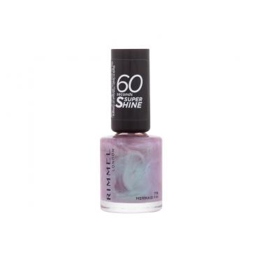 Rimmel London 60 Seconds Super Shine  8Ml 719 Mermaid Fin   Ženski (Lak Za Nohte)