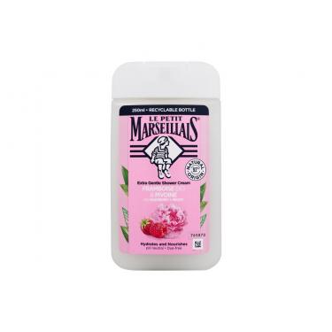 Le Petit Marseillais Extra Gentle Shower Cream Organic Raspberry & Peony 250Ml  Unisex  (Shower Cream)  