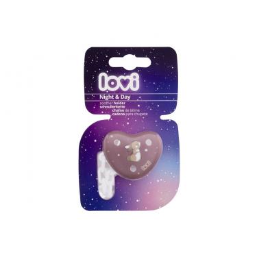 Lovi Night & Day Soother Holder 1Pc  K  (Soother Clip) Girl 