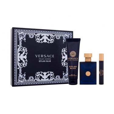 Versace Pour Homme Dylan Blue 100Ml Edt 100 Ml + Edt 10 Ml + Shower Gel 150 Ml Moški  Shower Gel(Eau De Toilette)  