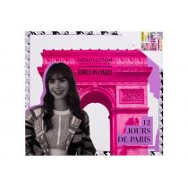 Makeup Revolution London Emily In Paris 12 Jours De Paris Advent Calendar 1Pc Eye Shadow 3 Pcs + Mascara 1 Pc + Make-Up Sponge 1 Pc + Fixing Spray 1 Pc + Lipstick 2 Pcs + Make-Up Base 1 Pc + False Lashes 1 Pair + Lip Pencil 2 Pcs Ženski  Make - Up Fixator