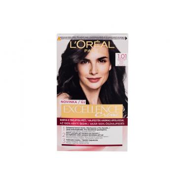 Loreal Paris Excellence Creme Triple Protection 48Ml  Ženski  (Hair Color)  1,01 Dark Deep Black