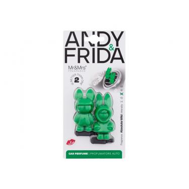 Mr&Mrs Fragrance Andy & Frida  Absolute Wild    1Pc Unisex (Car Air Freshener)