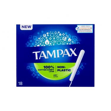 Tampax Non-Plastic      18Pc Ženski (Tampon) Super