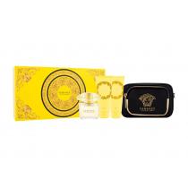 Versace Yellow Diamond  Edt 90 Ml + Body Lotion 100 Ml + Shower Gel 100 Ml + Bag 90Ml    Ženski (Eau De Toilette)
