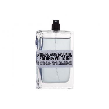 Zadig & Voltaire This Is Him! 100Ml Vibes Of Freedom   (Eau De Toilette) Moški Brez Embalaže 