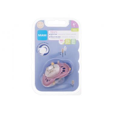 Mam Night Silicone Pacifier 1Pc  K  (Soother) 6m+ Owl 