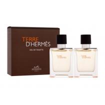 Hermes Terre d'Hermes    EDT 50 ml + EDT 50 ml Eau de Toilette  50ml(Eau de Toilette) Moški
