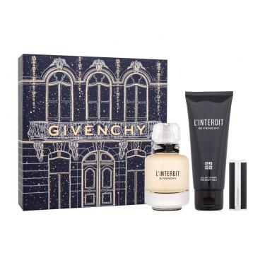 Givenchy L'Interdit   Edp 50 Ml + Body Lotion 75 Ml + Lipstick Le Rouge Interdit Intense Silk 1,5 G 333 Body Lotion 1D00000101 50Ml W (Eau De Parfum)